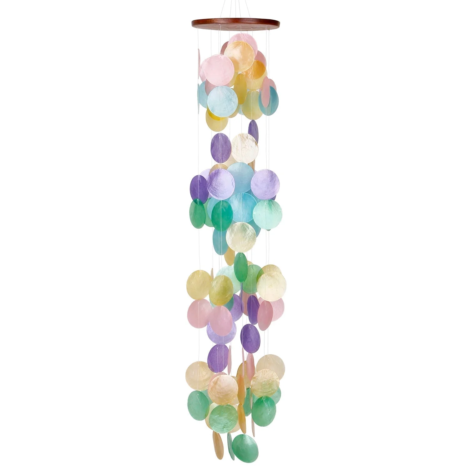 Woodstock Capiz Waterfall Windhimes - 40" - Image 5