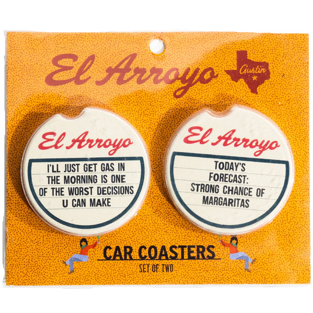 El Arroyo Ceramic Car Coasters - 2 pc. - Image 3