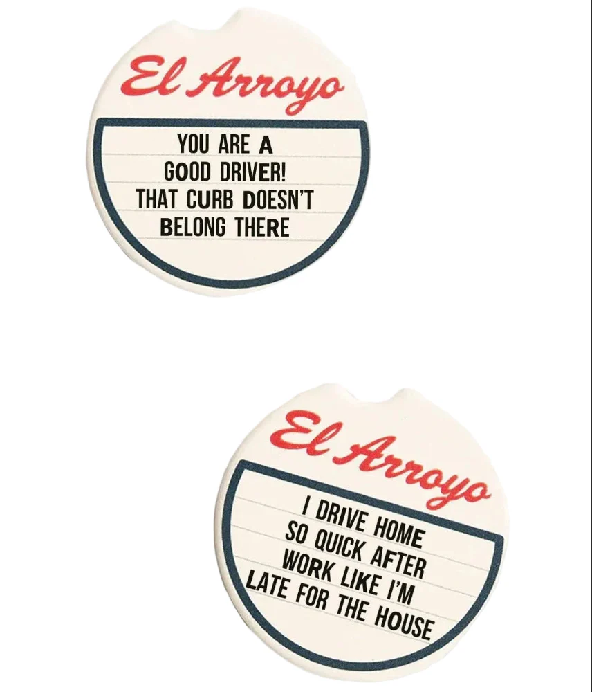 El Arroyo Ceramic Car Coasters - 2 pc. - Image 4