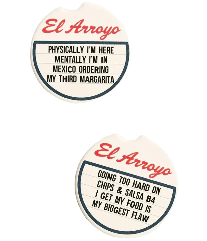 El Arroyo Ceramic Car Coasters - 2 pc. - Image 5