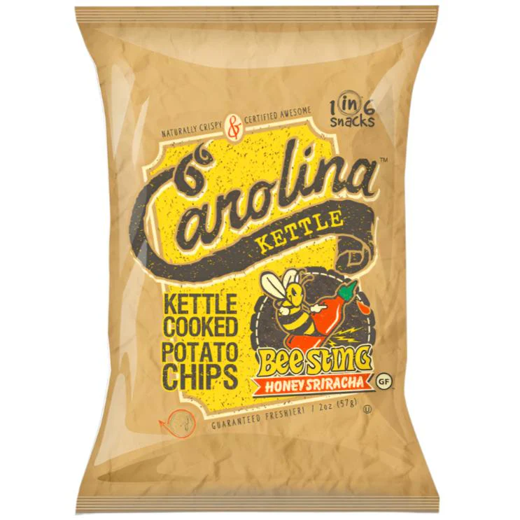 Carolina Kettle Cooked Potato Chips - 2 oz. - Image 4