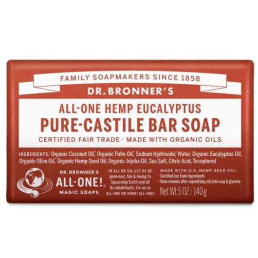 Dr. Bronner's Organic Fair Trade Pure-Castile Bar Soap - 5 oz. - Image 2