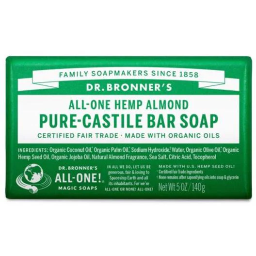 Dr. Bronner's Organic Fair Trade Pure-Castile Bar Soap - 5 oz. - Image 7
