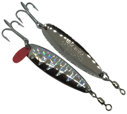 Gator Lures Silver Gator Casting Spoons - 0.75 oz to 3 oz. - Image 2