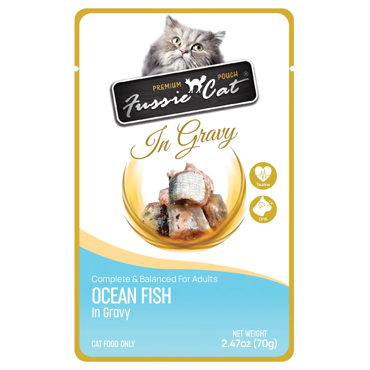 Fussie Cat Premium Cat Food Pouches - 2.47 oz. - Image 3