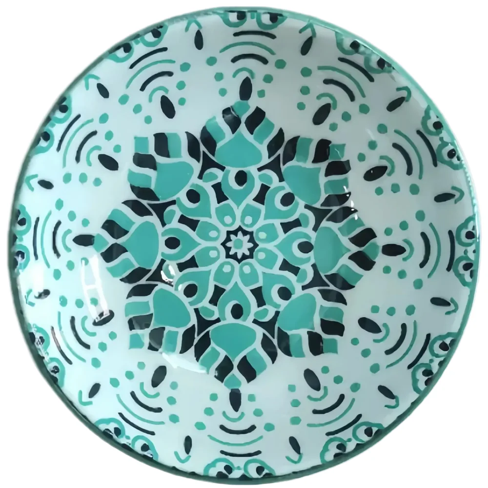 Otterware Hand-Painted Ceramic Moroccan Dipping Dishes - 3.5" - Image 5