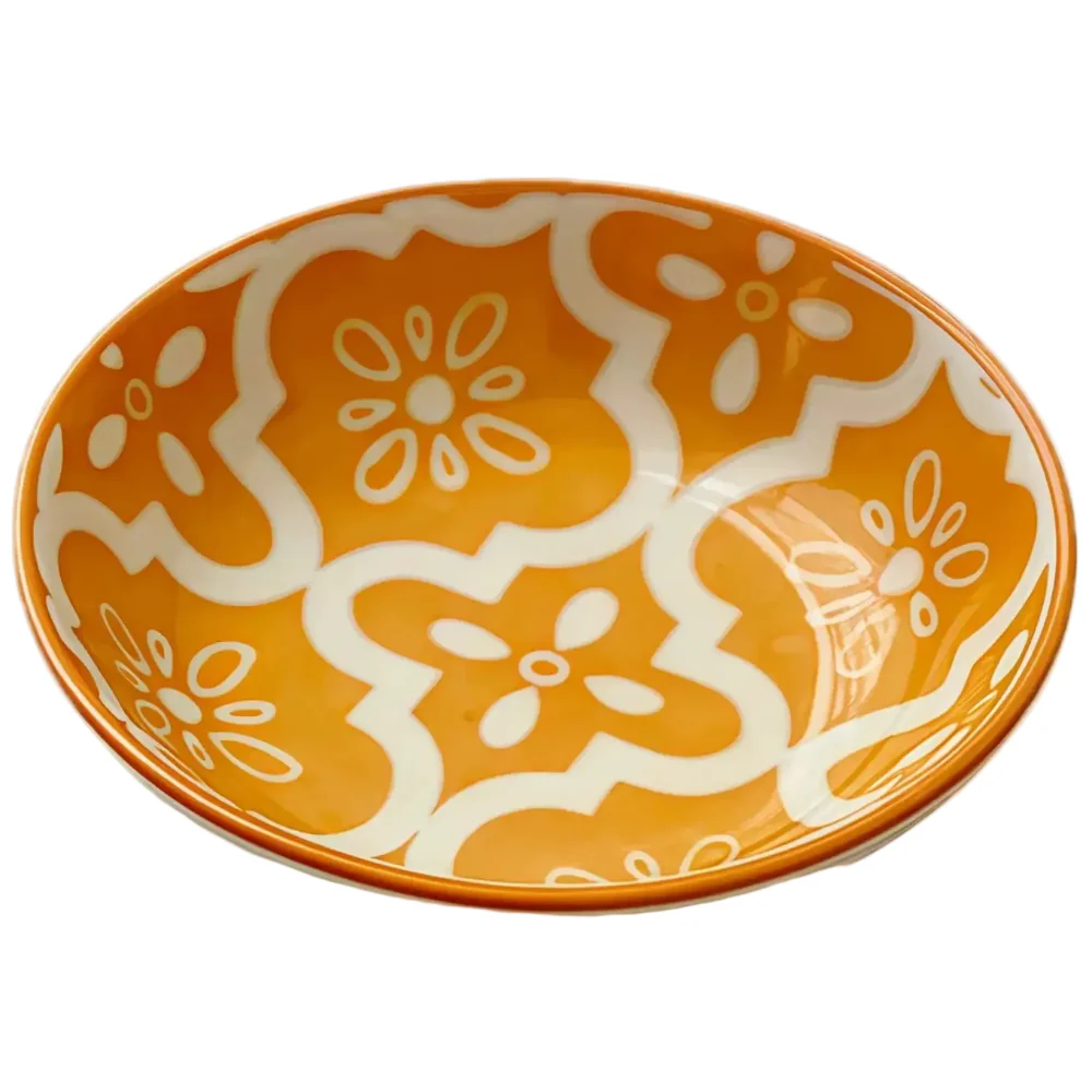 Otterware Hand-Painted Ceramic Bohemian Sauce Dishes - 3.8" - Image 2