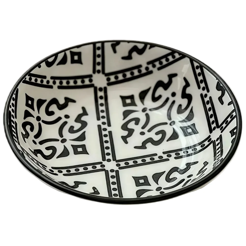 Otterware Hand-Painted Ceramic Bohemian Sauce Dishes - 3.8" - Image 7