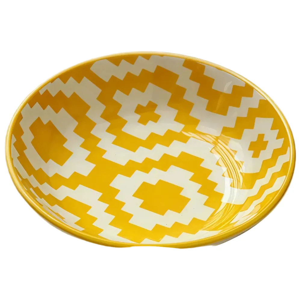 Otterware Hand-Painted Ceramic Bohemian Sauce Dishes - 3.8" - Image 8