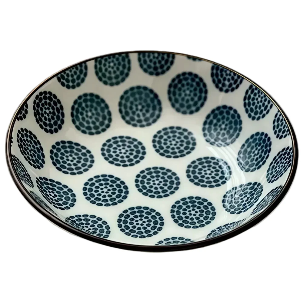 Otterware Hand-Painted Ceramic Bohemian Sauce Dishes - 3.8" - Image 9