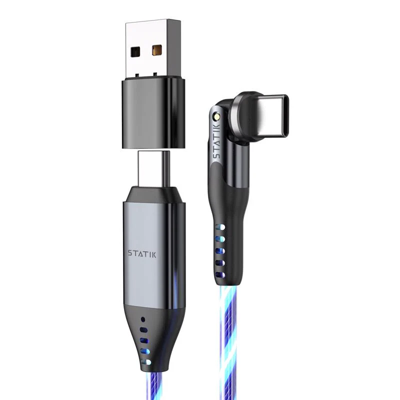 Statik PowerPivot USB-C to USB-C Charging Cable (w/ USB-A Adapter) - Image 2