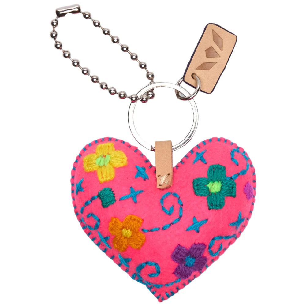Consuela Corazon Embroidered Bag Charms - Image 2