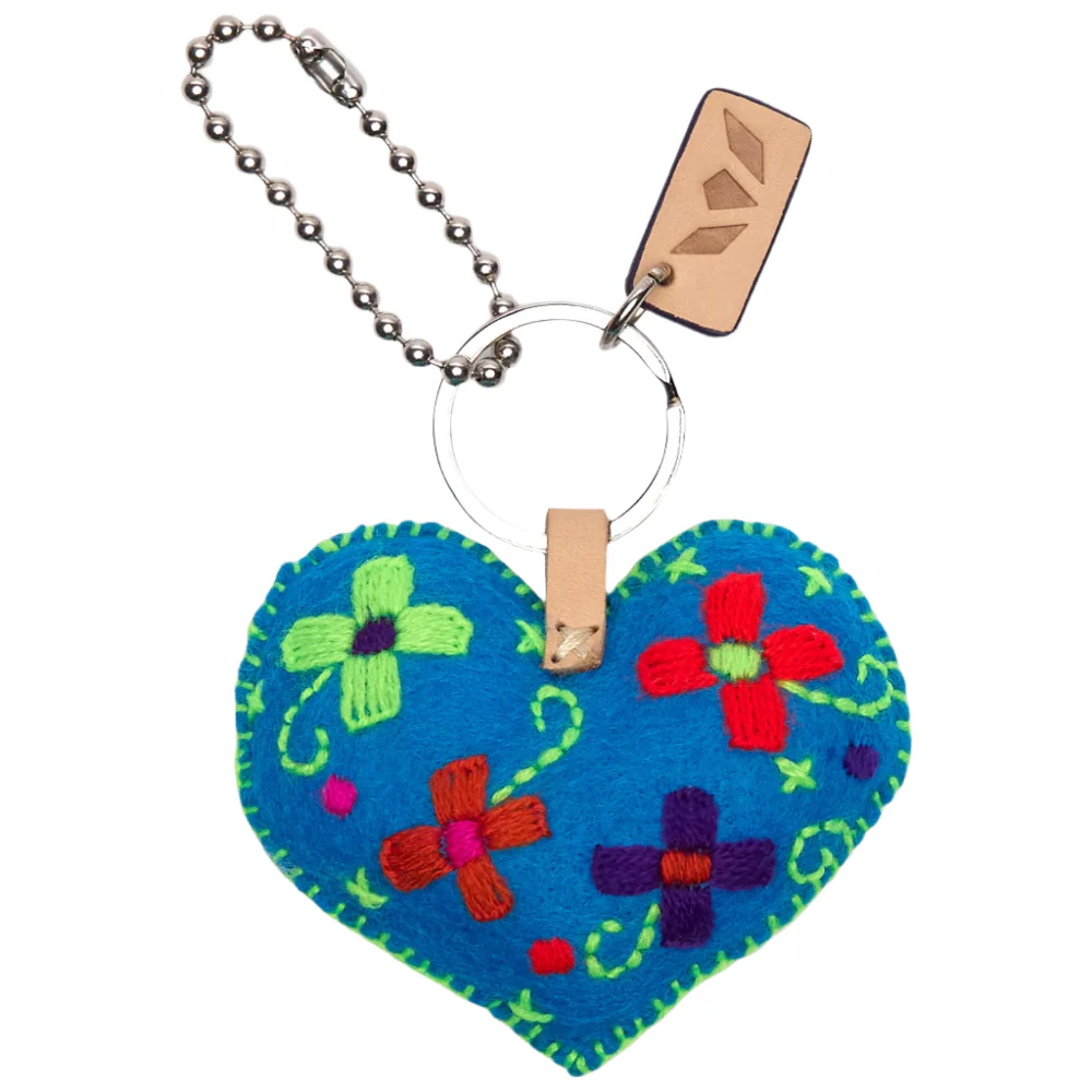 Consuela Corazon Embroidered Bag Charms - Image 3