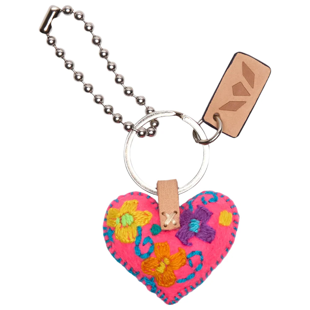 Consuela Corazon Embroidered Bag Charms - Image 5
