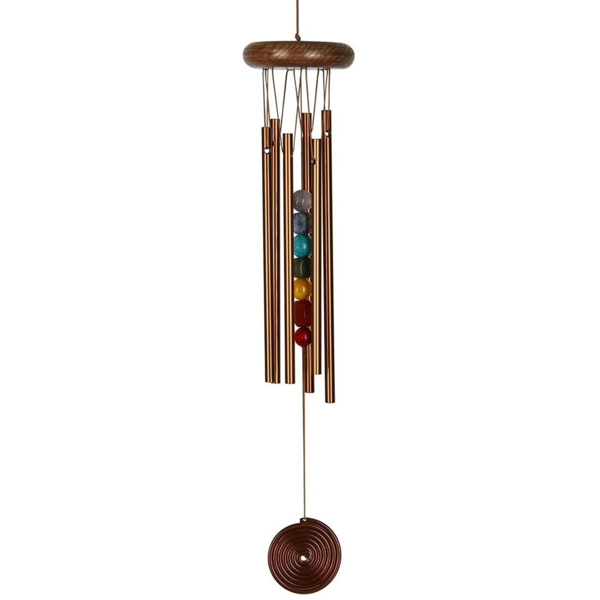 Bronze 7-Stone Chakra Windchimes - Image 2