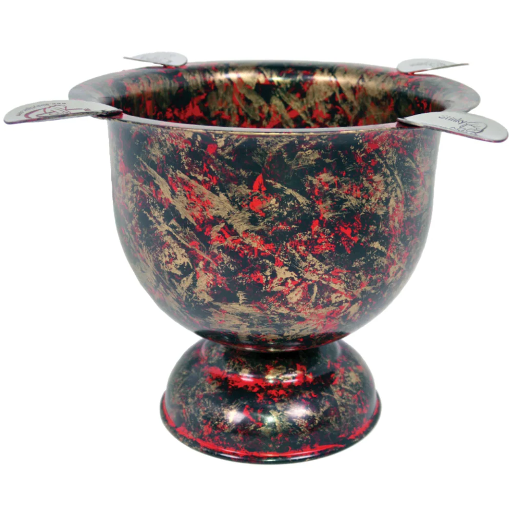Stinky Pressed Metal 4-Cigar Standing Ashtray - Image 3