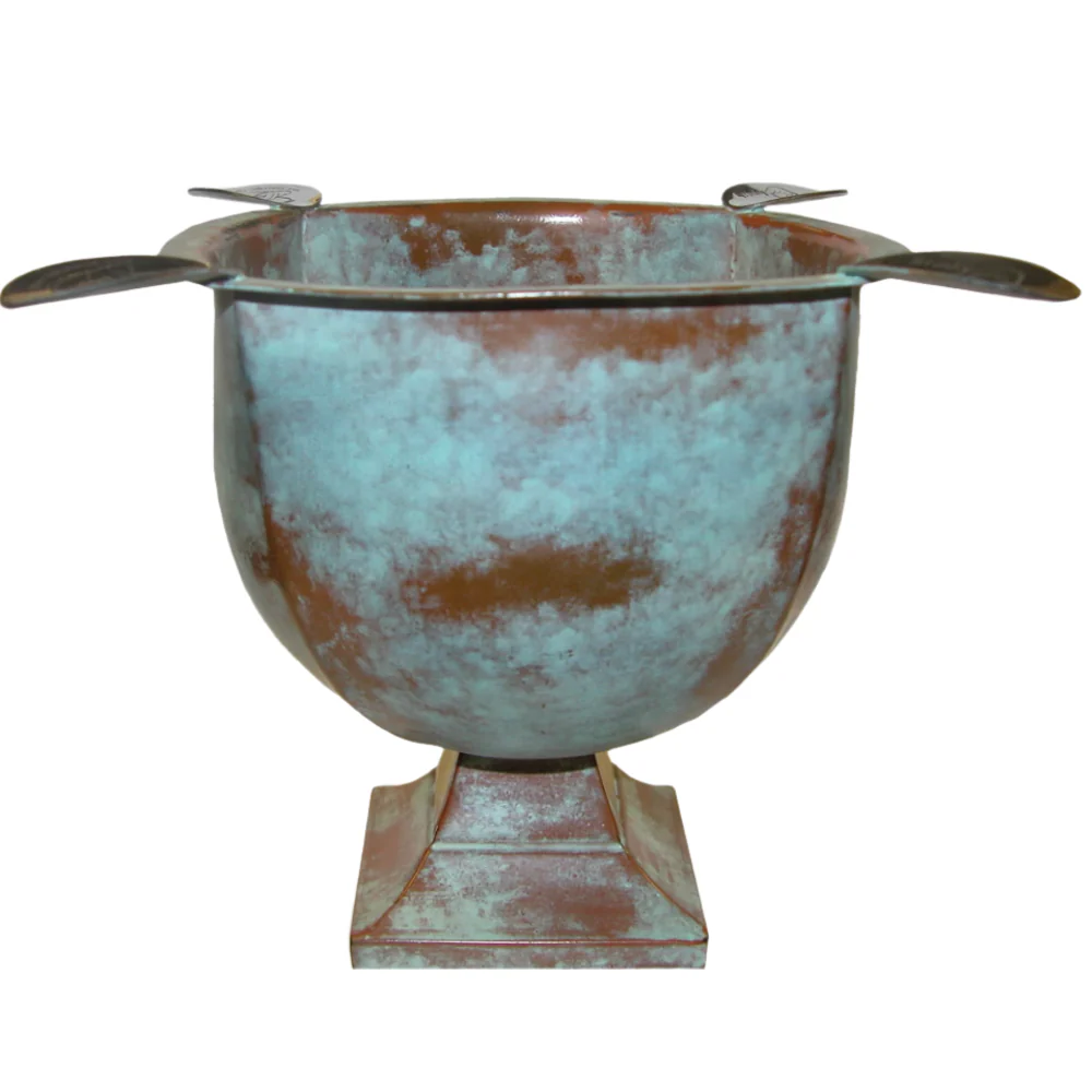 Stinky Pressed Metal 4-Cigar Standing Ashtray - Image 4