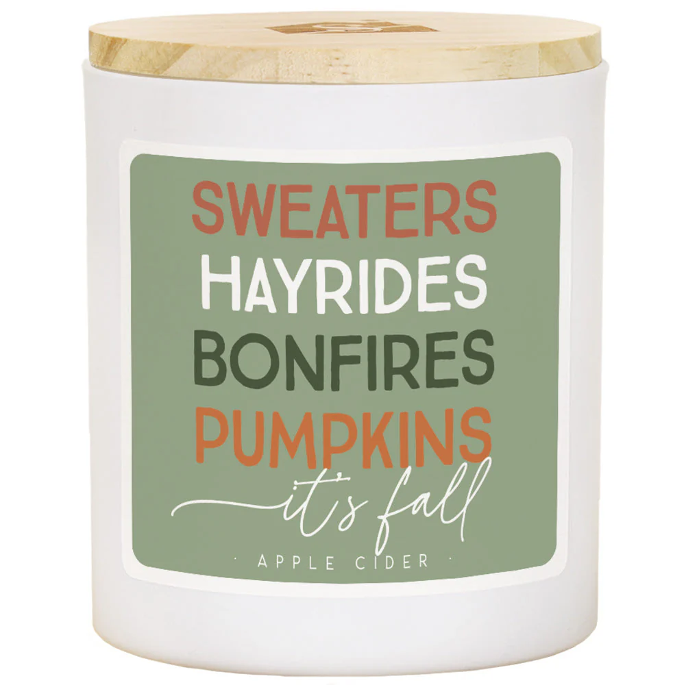 Sincere Surroundings Fall Sentiments Soy Wax Candles - 11 oz. - Image 11