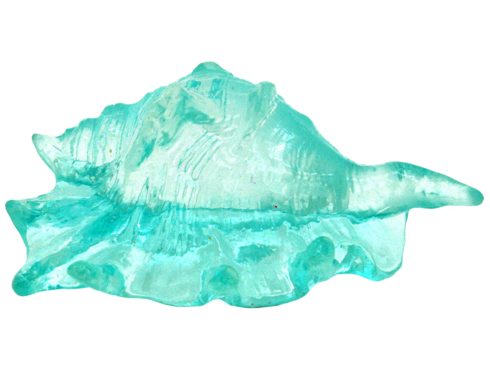 Modern Coastal Polyresin Blue Seashells - 3" x 4.75" - Image 4