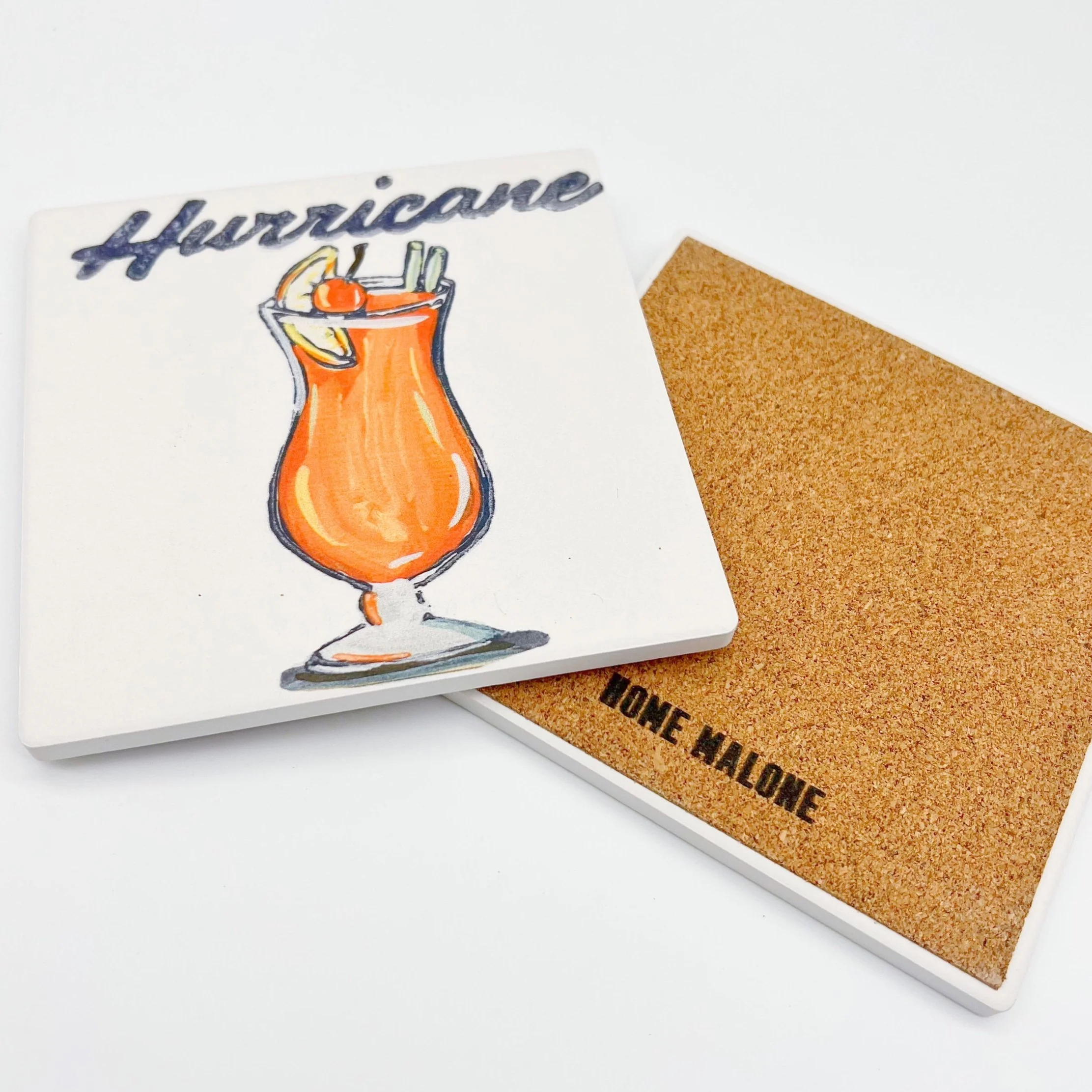 Home Malone New Orleans Style Stone Coasters - 4.25" x 4.25" - Image 6
