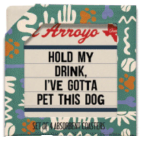 El Arroyo Stone Coaster Set - 4 pc. - Image 3