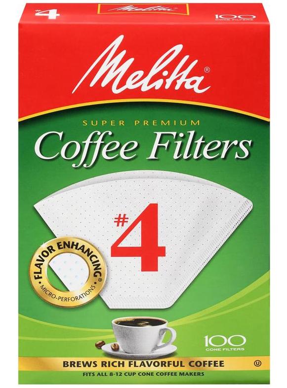 Melitta #4 Cone Coffee Filters (for 8-12 Cup Brewers) - Image 3
