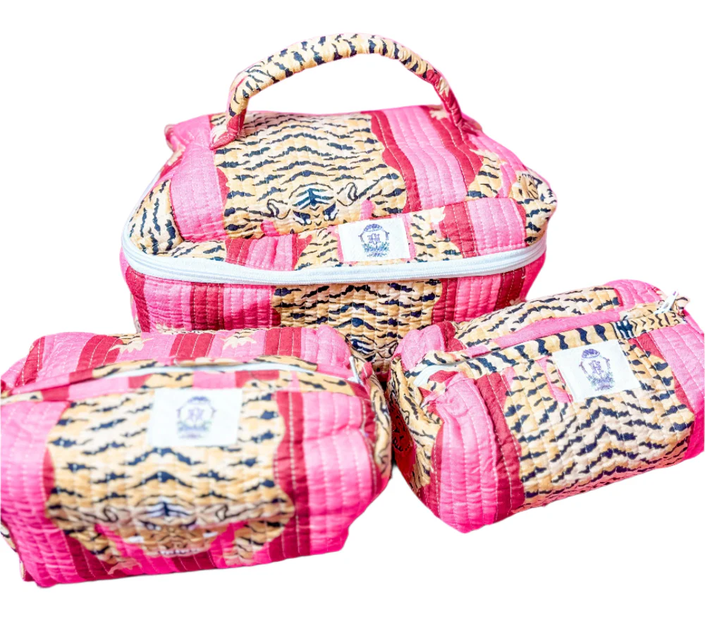 Heart of Grace Quilted Cosmetic Bags Set - 3 pc. - Image 2