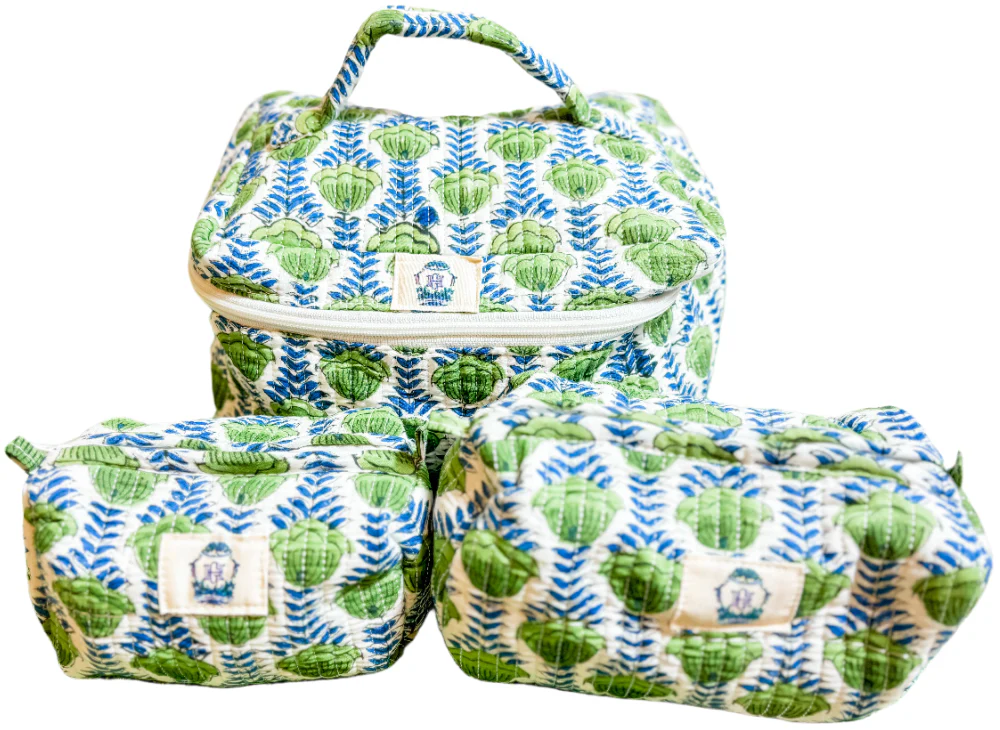 Heart of Grace Quilted Cosmetic Bags Set - 3 pc. - Image 3