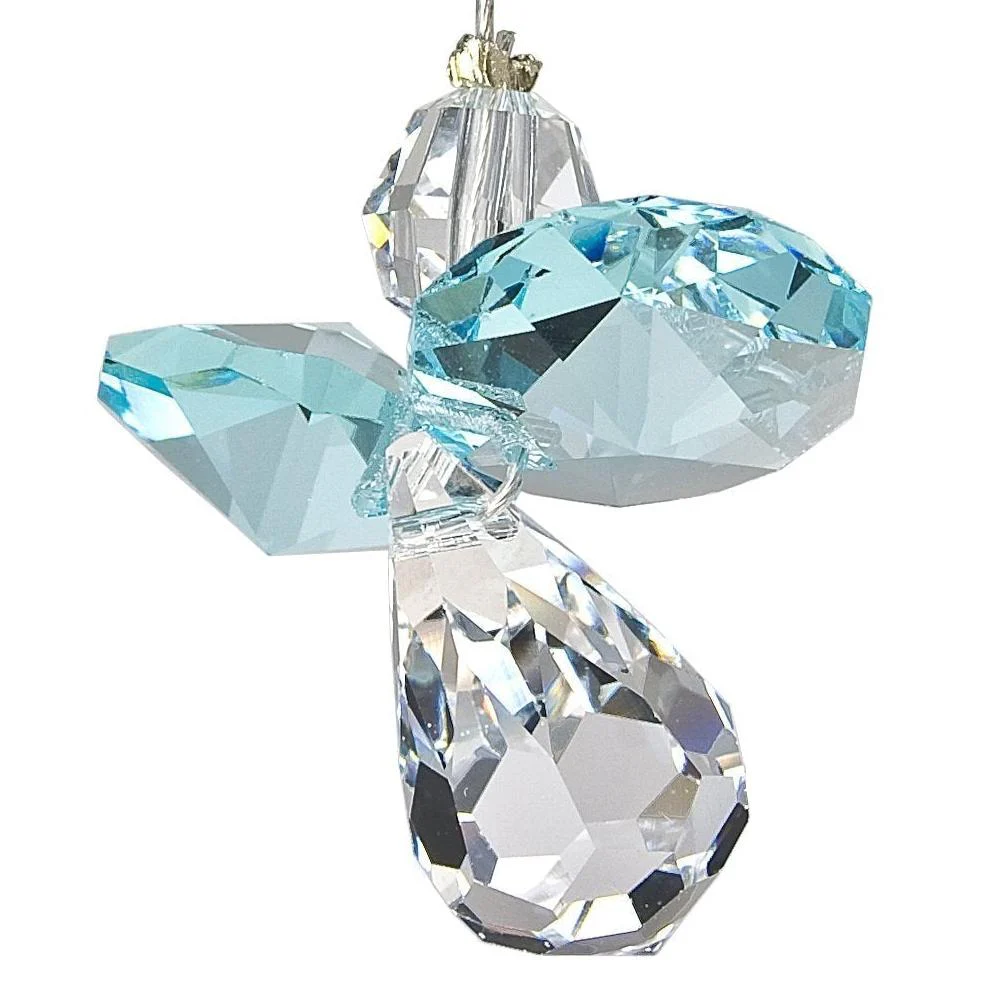 Crystal Birthstone Guardian Angel Suncatchers - 1" - Image 4