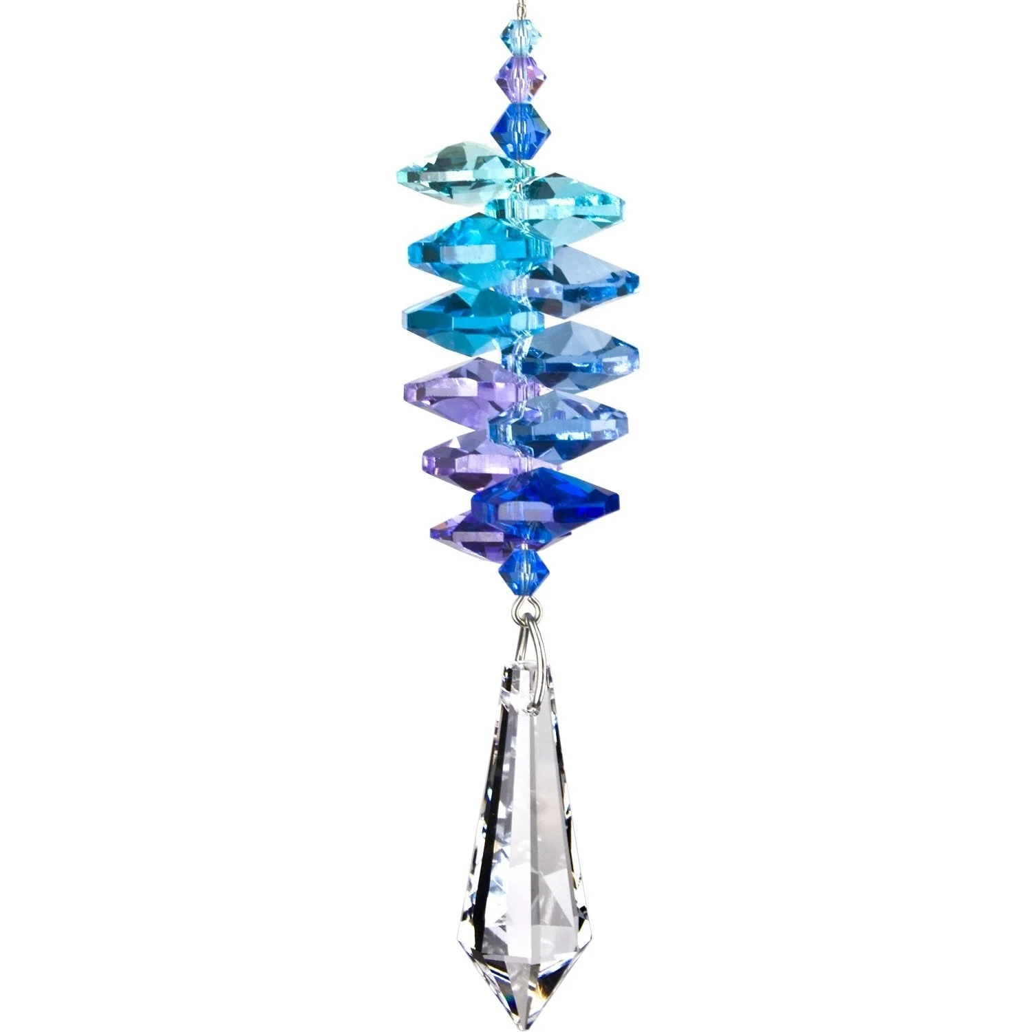 Crystal Moonlight Cascade Suncatcher - 4" - Image 2