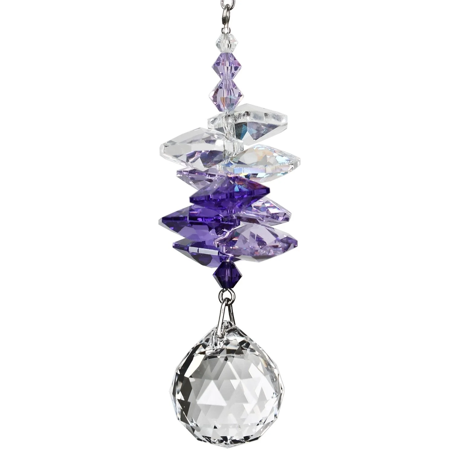 Crystal Sunrise Cascade Suncatcher - 4" - Image 2