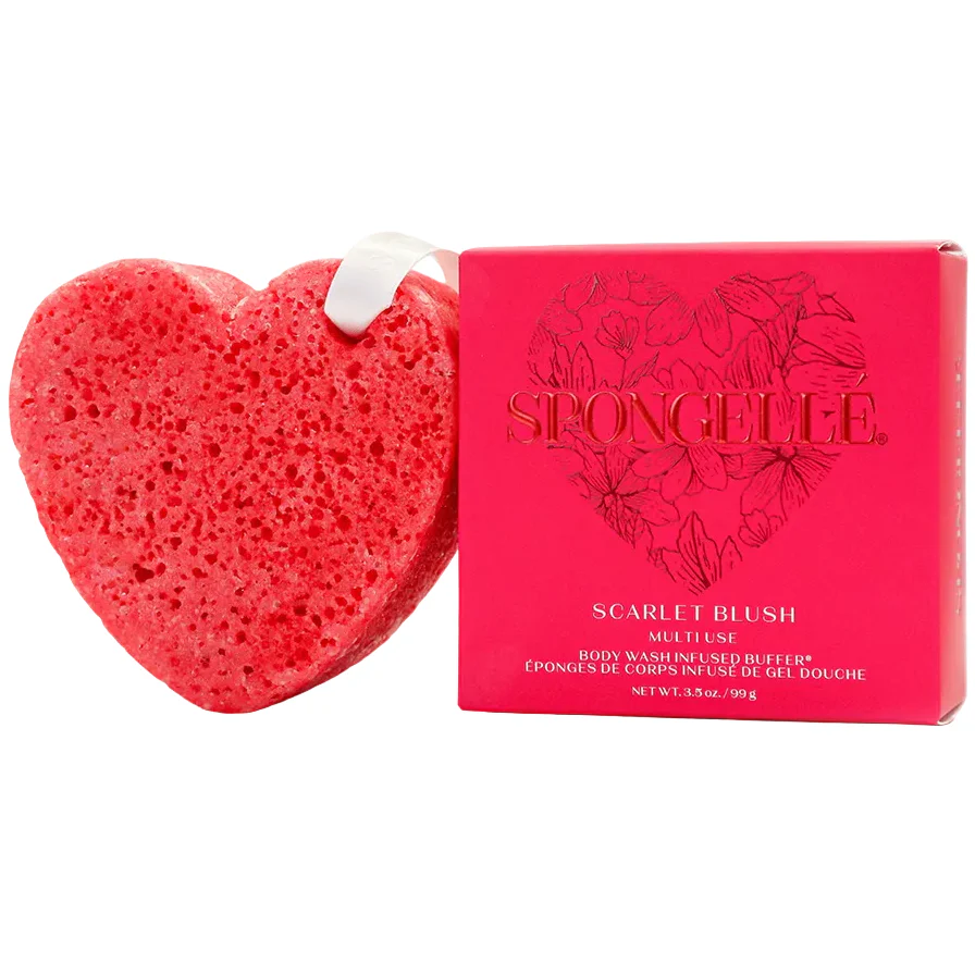 Spongelle Heart-Shaped Bath Sponge - 2 oz. & 3.5 oz. - Image 3