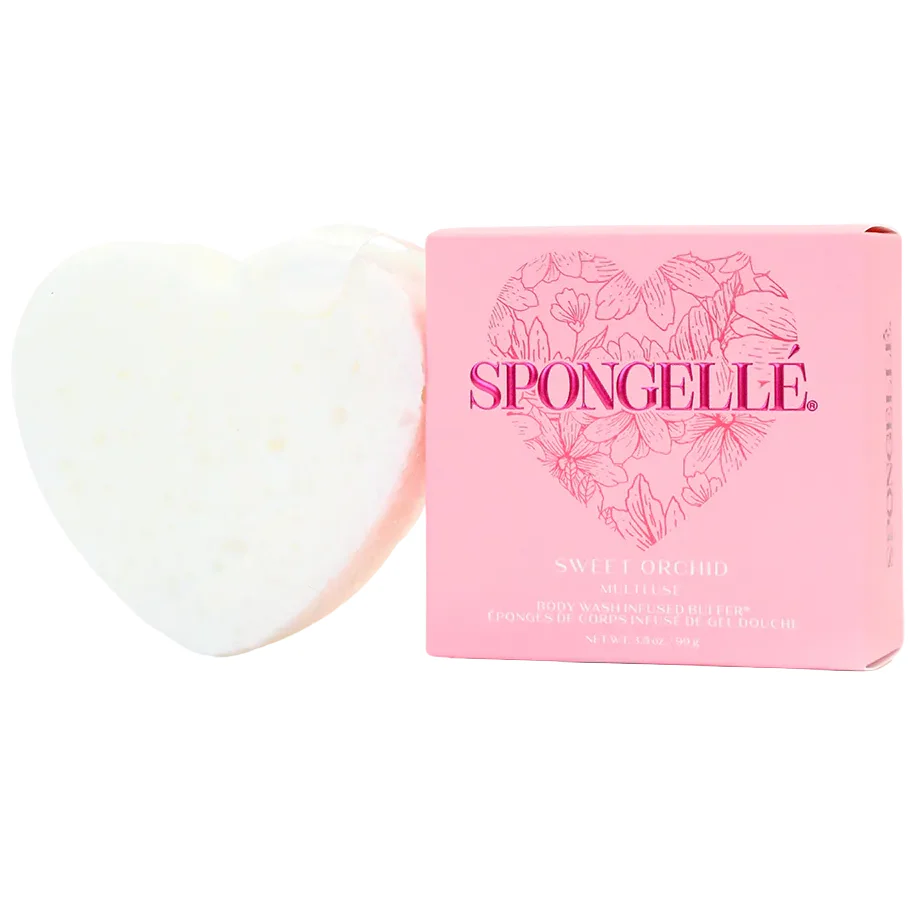 Spongelle Heart-Shaped Bath Sponge - 2 oz. & 3.5 oz. - Image 4