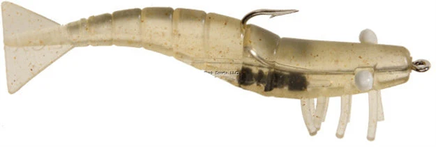 D.O.A. Pre-Rigged 3" Shrimp Scented Soft Lures - 3 pc. - Image 2
