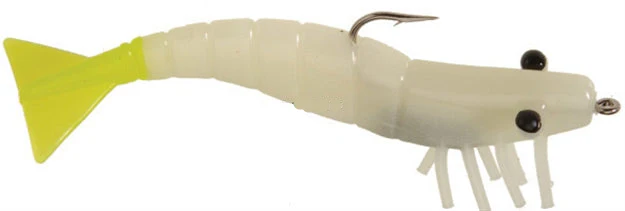 D.O.A. Pre-Rigged 3" Shrimp Scented Soft Lures - 3 pc. - Image 7