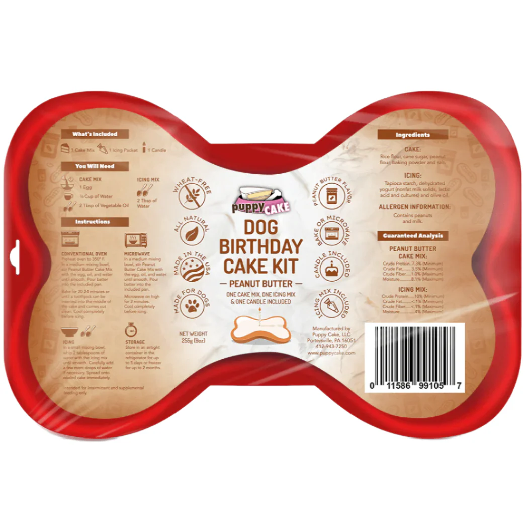 Puppy Cake Birthday Cake Kit for Dogs - 10 oz. - Image 2