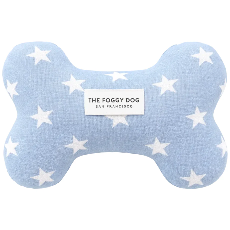 Foggy Dog Cotton Canvas Bone Squeak Toys - Image 11
