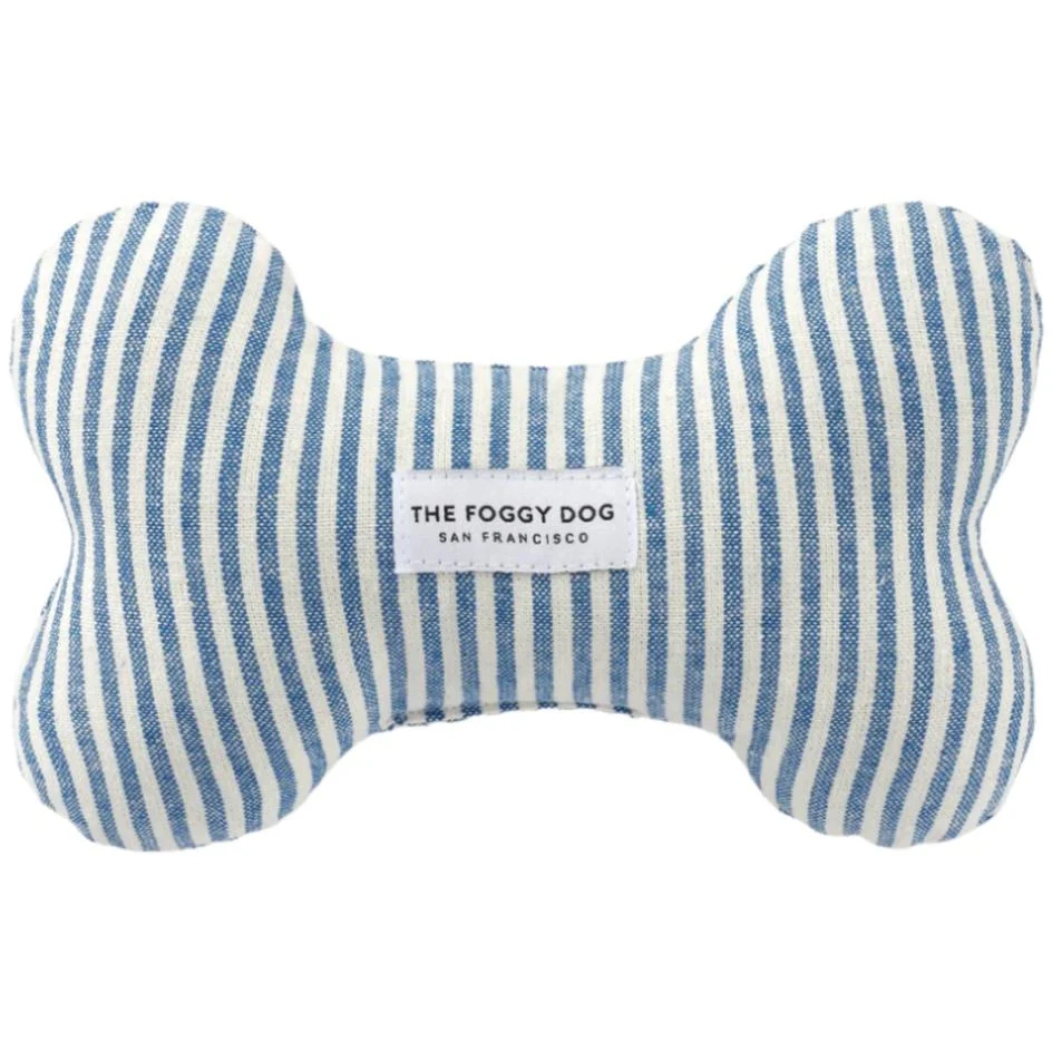Foggy Dog Cotton Canvas Bone Squeak Toys - Image 3