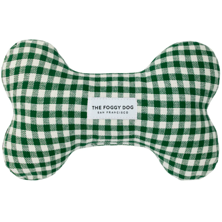 Foggy Dog Cotton Canvas Bone Squeak Toys - Image 5