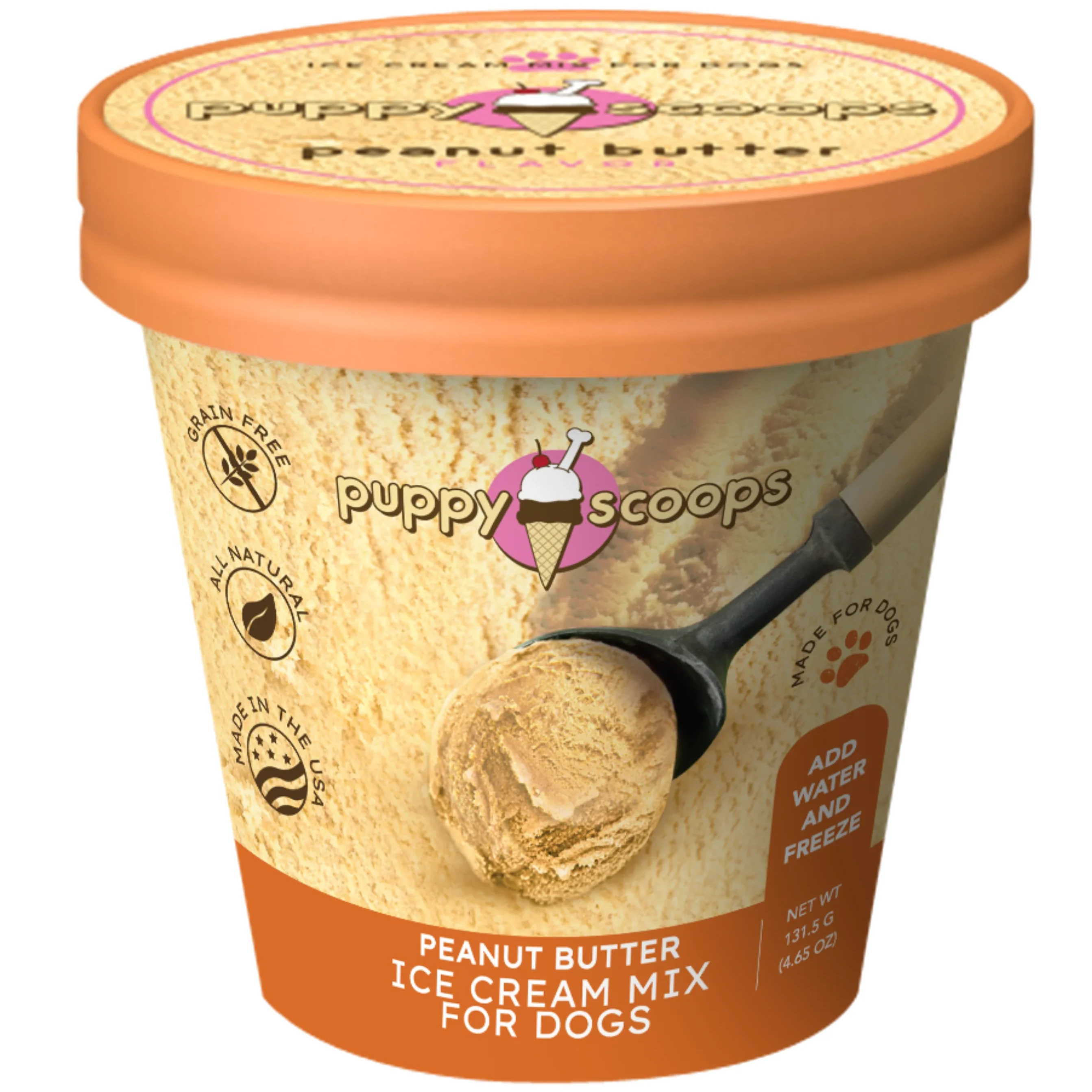 Puppy Scoops Ice Cream Mix for Dogs - 5.65 oz. - Image 2