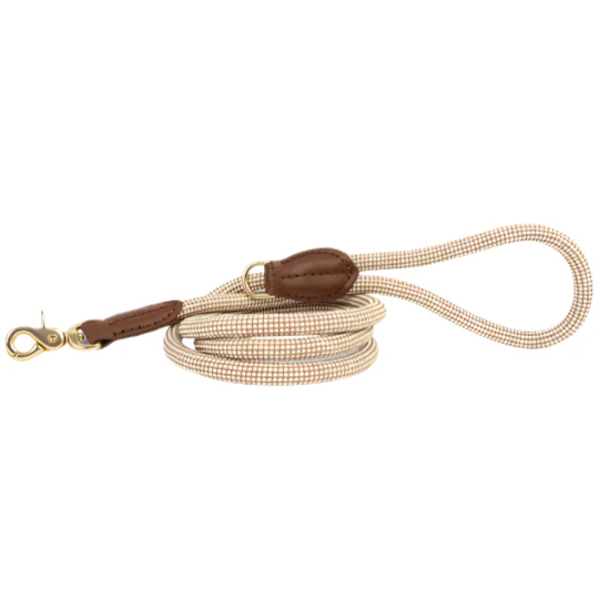 Harry Barker Checkered Rope Dog Leash - 5'