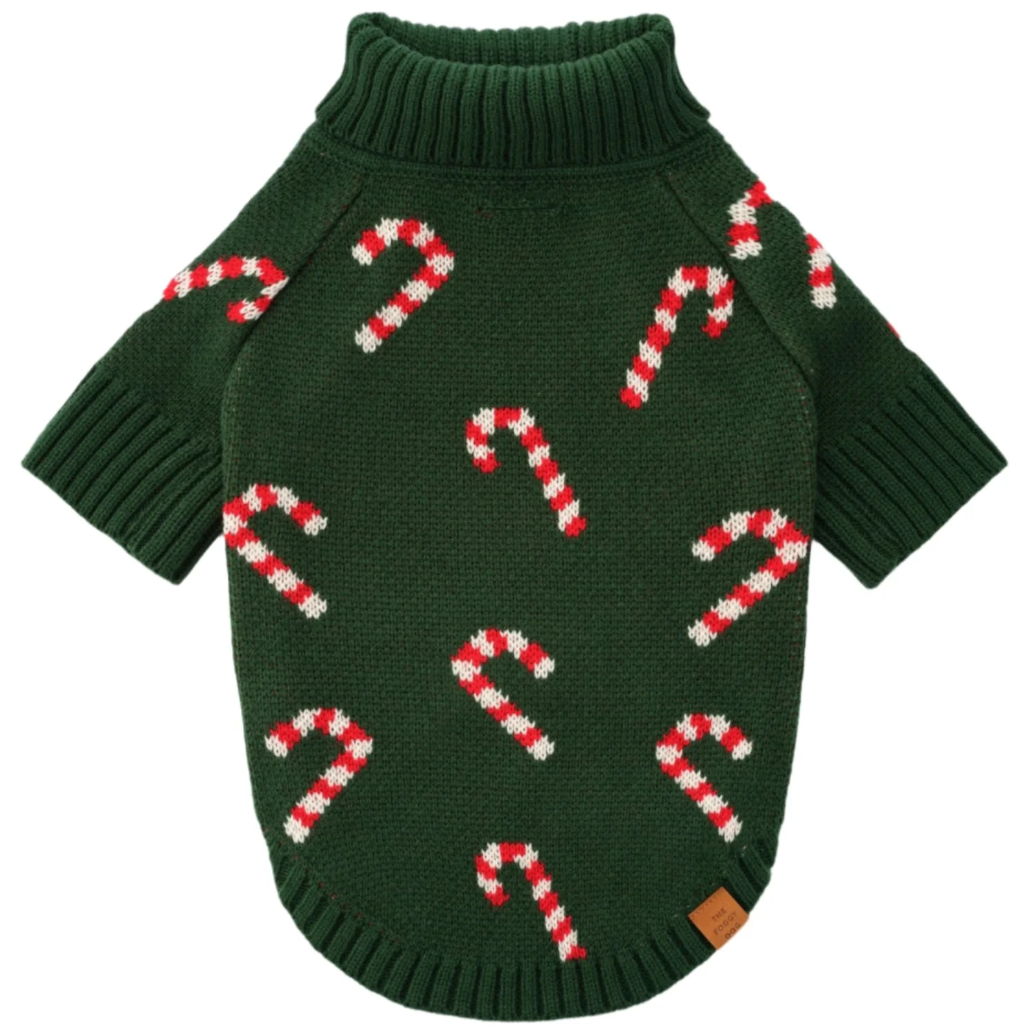 Foggy Dog Holiday Sweater - Candy Canes - Image 2