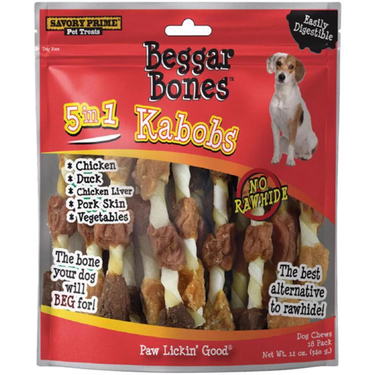 Beggar Bones 5-in-1 Kabob Dog Treats - Image 2