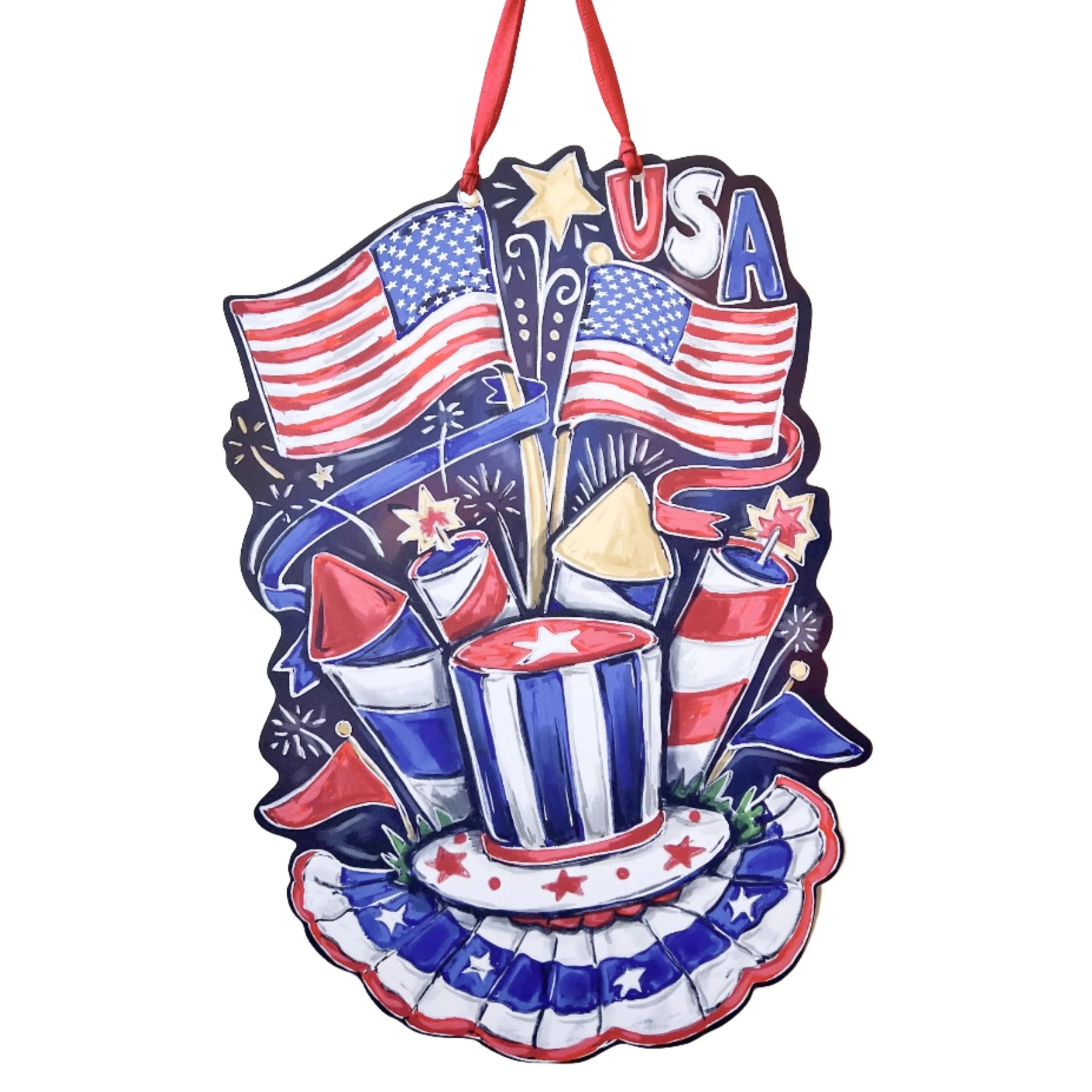 Home Malone Patriotic Americana Door Hangers - Image 4