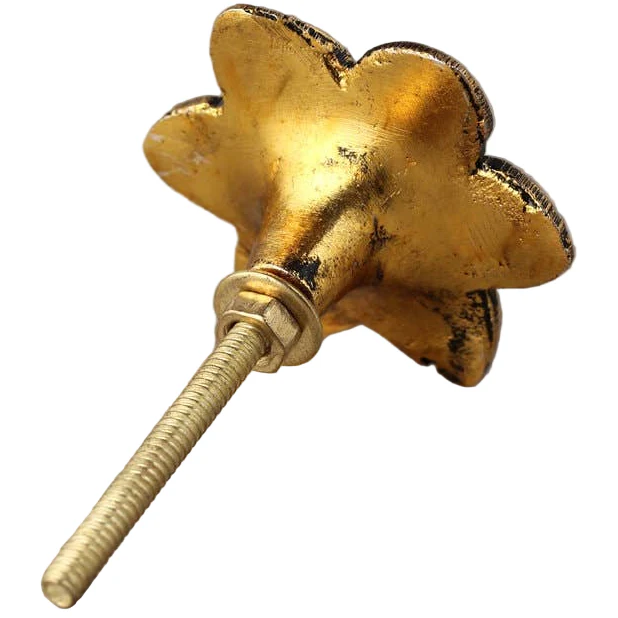 Knobco Bronze-Toned Pewter Flower Knob - 2" - Image 2
