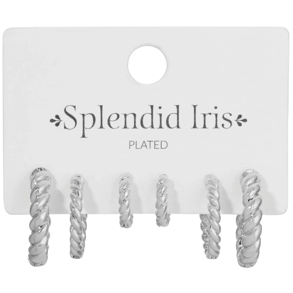 Splendid Iris Huggies Hoop Earrings - 3 pc. - Image 4