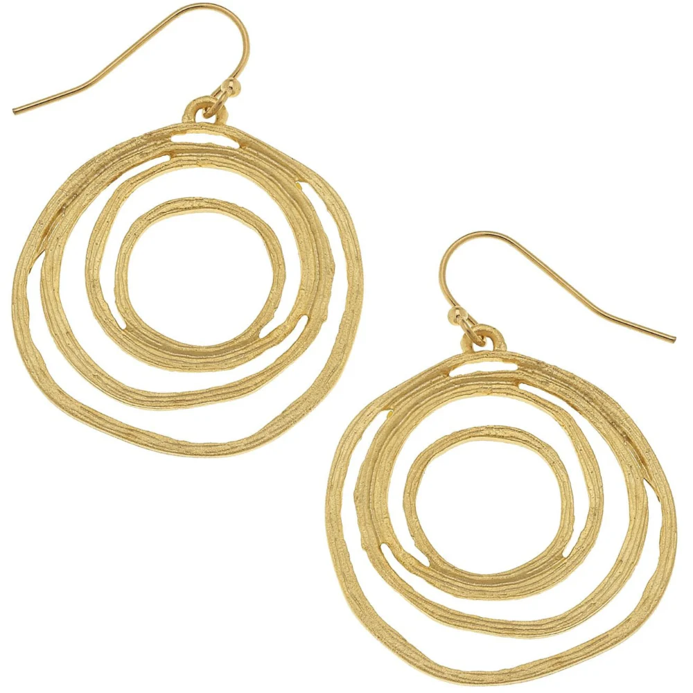 Susan Shaw Filigree Cut-out Earrings - Image 2