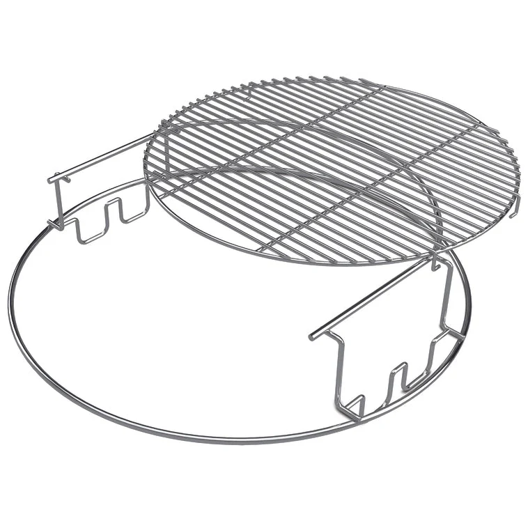 Big Green Egg Stainless Steel EGGspander Starter Kit (for Large & XL) - 2 pc. - Image 2