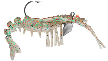 Egret Vudu Jumbo Shrimp 4" Pre-Rigged Soft Lures - 2 pc. - Image 2