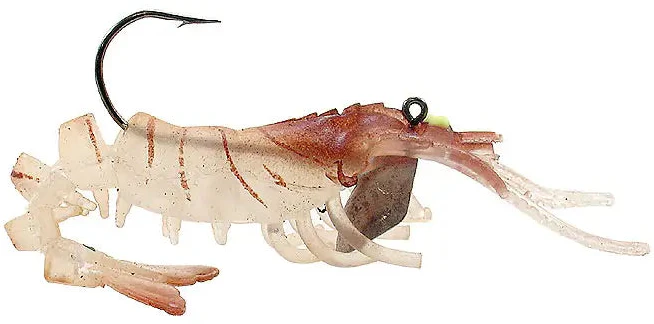 Egret Vudu Jumbo Shrimp 4" Pre-Rigged Soft Lures - 2 pc. - Image 3